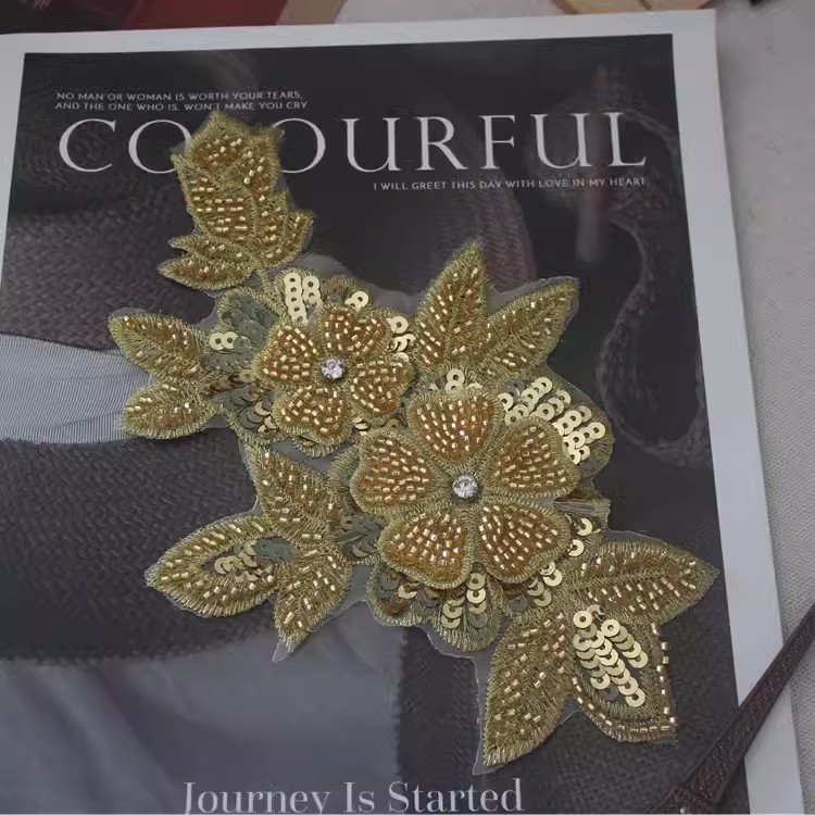 Sequins Beaded Cloth DIY Accessories BA0041