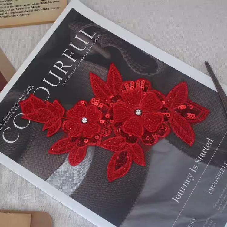 Sequins Beaded Cloth DIY Accessories BA0041