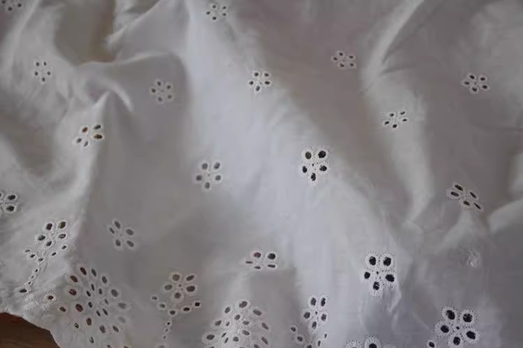 Sewing Lace Eyelet Fabric Width 27-44 cm EF0044-Lace Fabric Shop