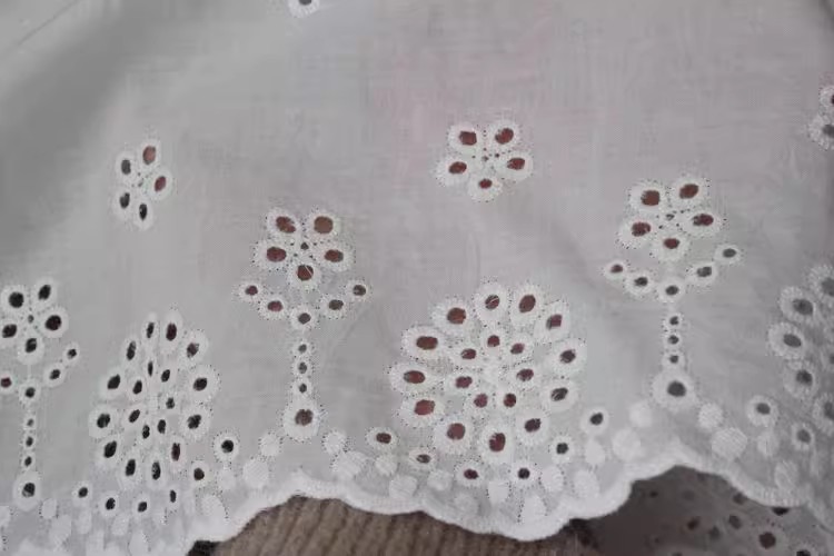 Sewing Lace Eyelet Fabric Width 27-44 cm EF0044-Lace Fabric Shop