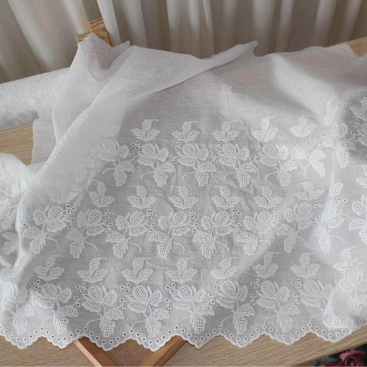 Sewing Lace Eyelet Fabric Width 27-44 cm EF0044-Lace Fabric Shop