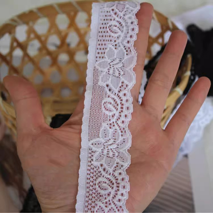 Slim Elastic Lace Trim Fabric Width 3 cm LT0383