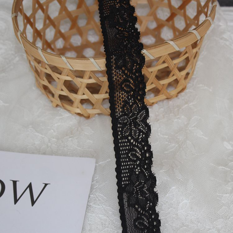 Slim Elastic Lace Trim Fabric Width 3 cm LT0383