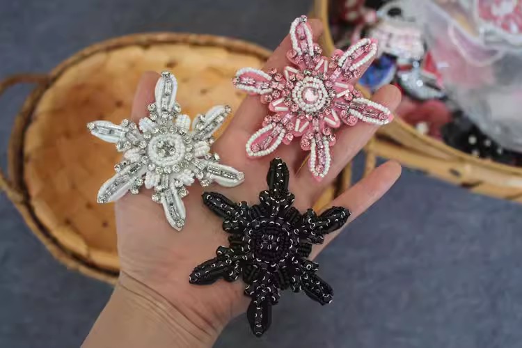 Snow Beading Accessories DIY Patch BA0013