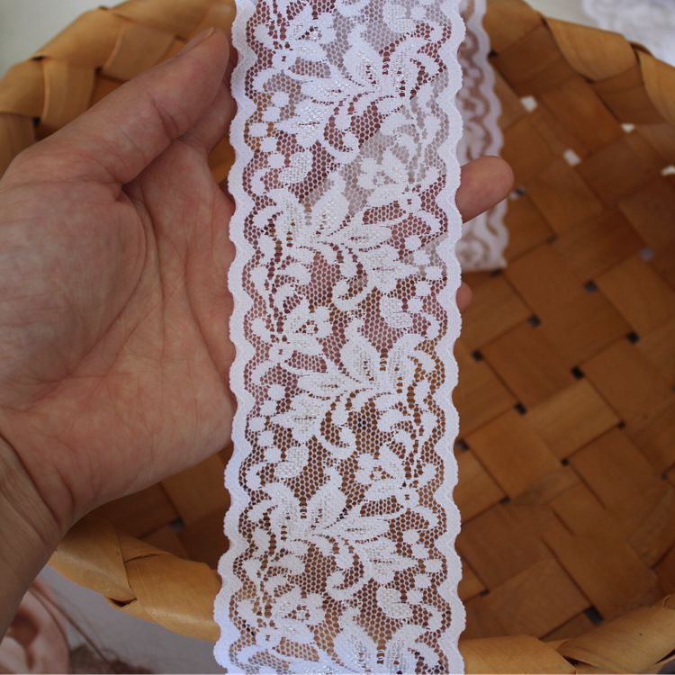 Stretch Border Lace Trimming Width 6 cm LT0389