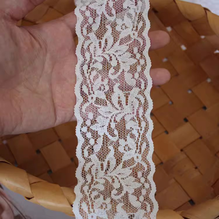 Stretch Border Lace Trimming Width 6 cm LT0389