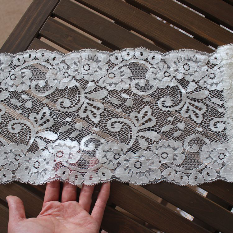 Stretch Lace Trim Wide Fabric 15-18 cm LT0412