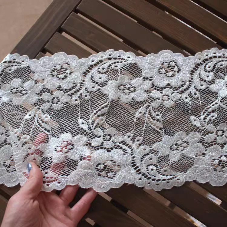 Stretch Lace Trim Wide Fabric 15-18 cm LT0412