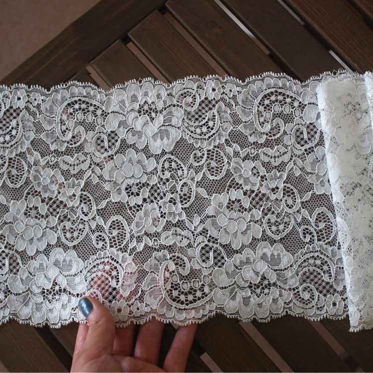 Stretch Sewing Lace Trim By The Yard 18 cm LT0417