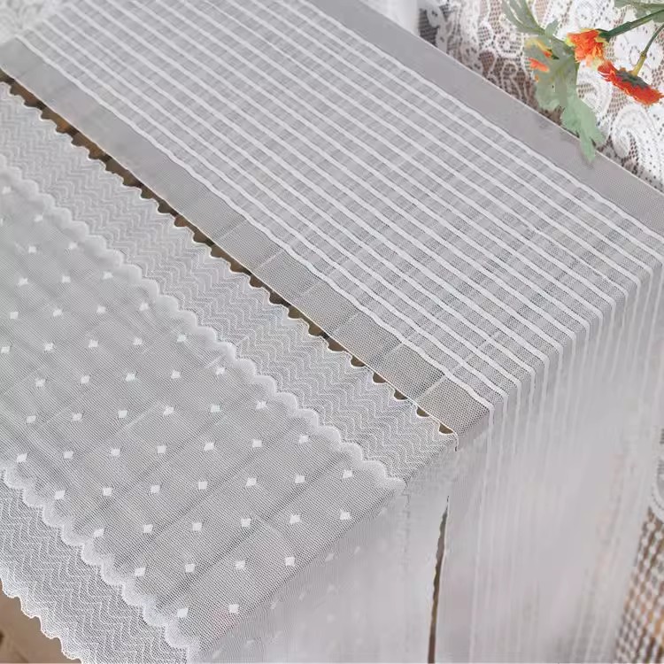 Striped Elastic Lace Trim Fabric 22-25 cm LT0413