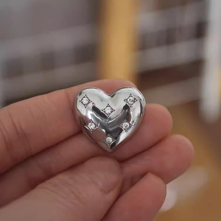 Sweater Beaded Metal Clothes Button BU0006