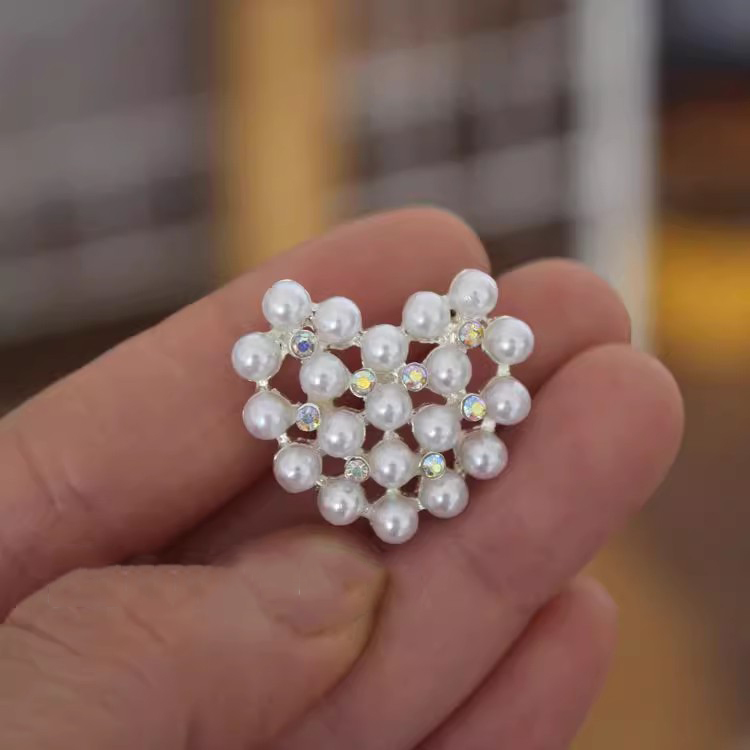 Sweater Beaded Metal Clothes Button BU0006