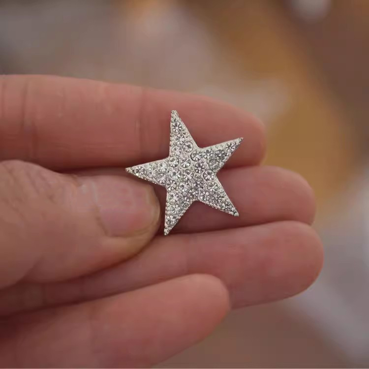 Sweater Beaded Metal Clothes Button BU0006