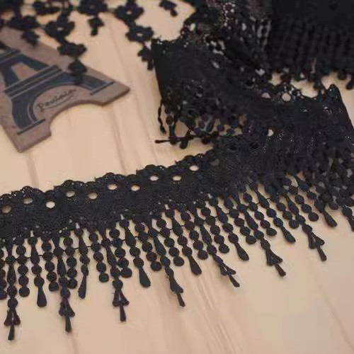 Tassel Flower Lace Trim Cloth Cuff Width 17 cm LT0335-Lace Fabric Shop