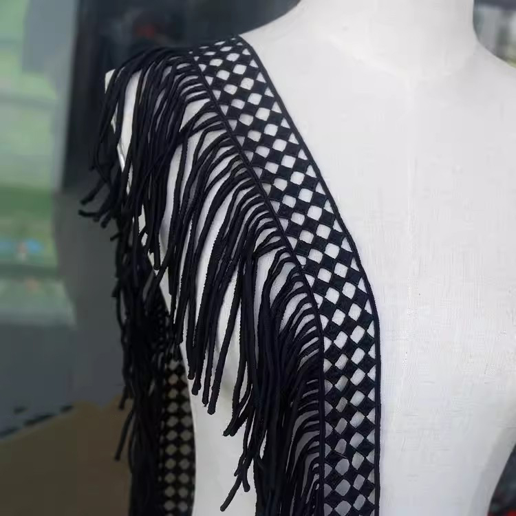 Tassel Guipure Lace Trim Width 17 cm LT0310