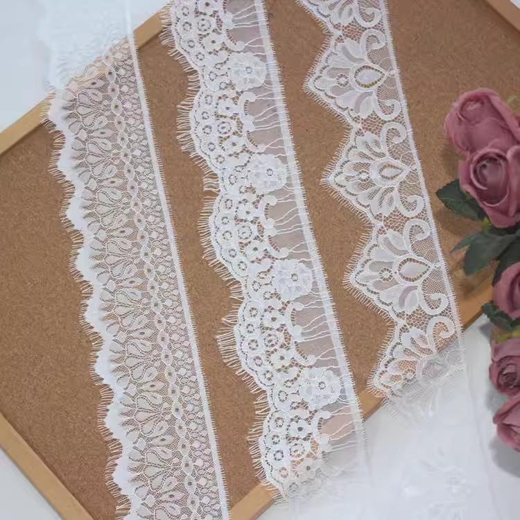 Veil Satin Trim Lace Width 9-10 cm LT0437
