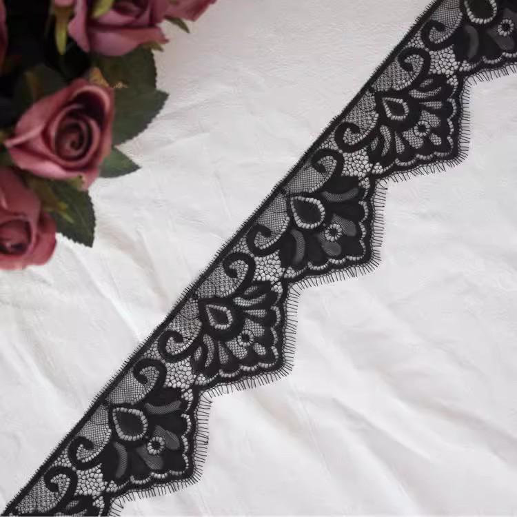 Veil Satin Trim Lace Width 9-10 cm LT0437