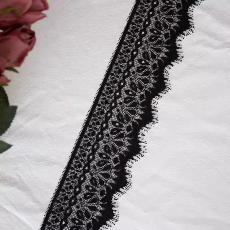 Veil Satin Trim Lace Width 9-10 cm LT0437