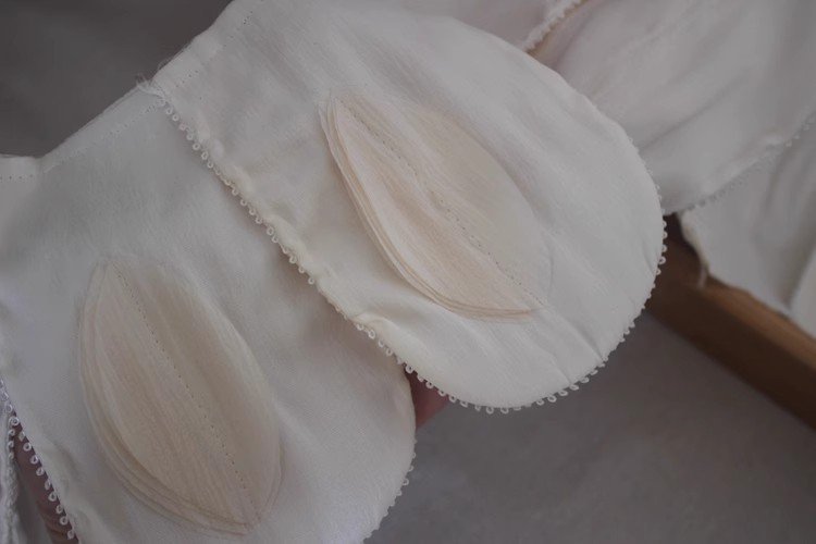 Ivory Cotton Lace Collar Eyelet Fabrics EF0059-Lace Fabric Shop