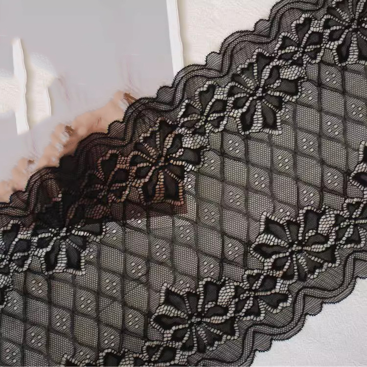 Wide Elastic Lace Trimming Width 22-24 cm LT0390