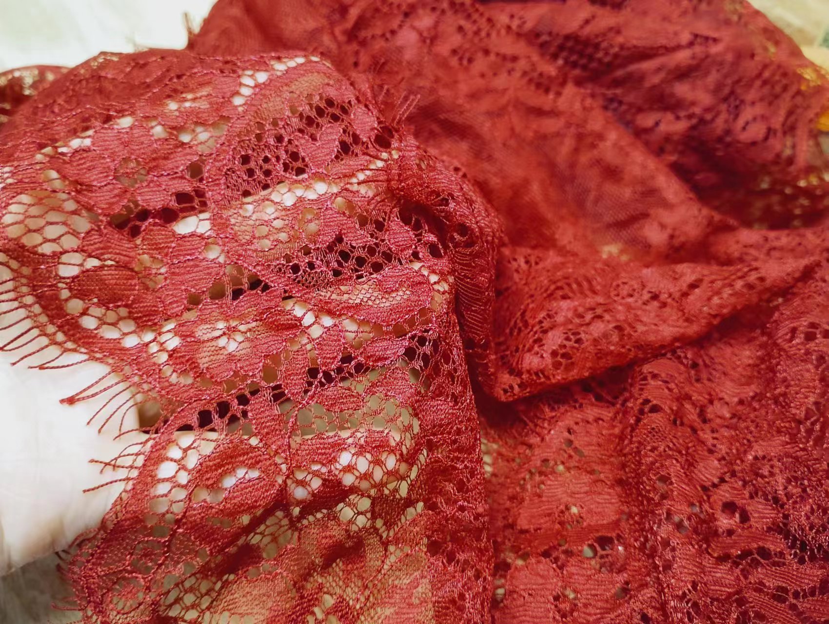 What is Chantilly lace made of?-Lace Fabric Shop