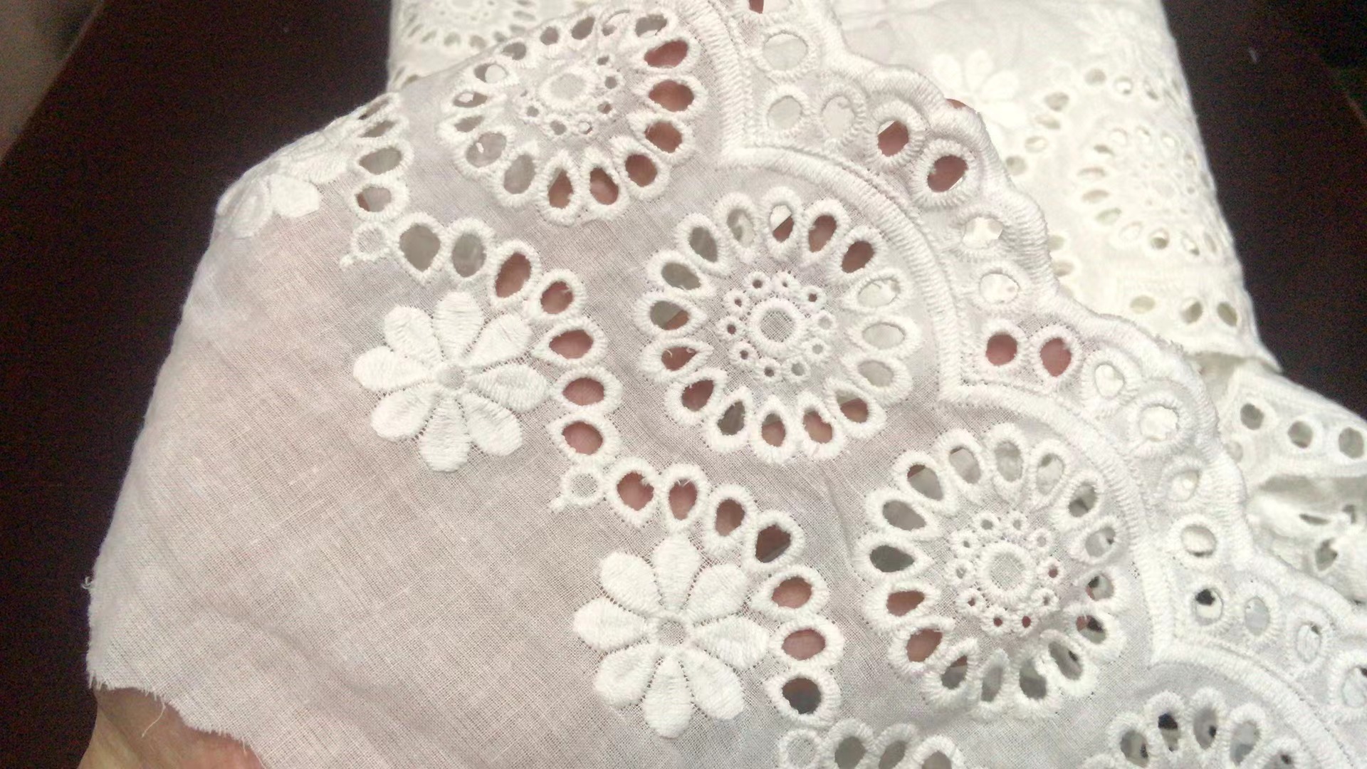 eyelet lace trim