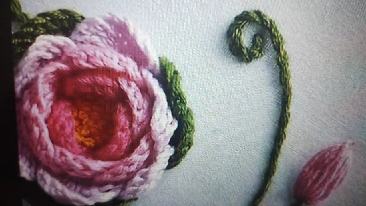 flower embroidery tutorial