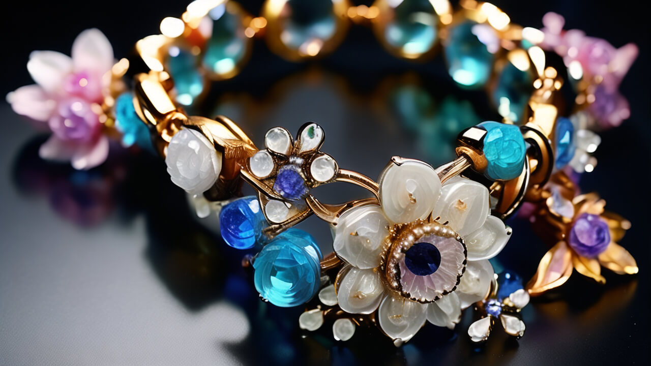 how to make flower bead bracelet?Lace Fabric Shop