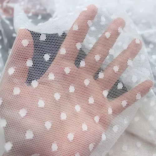 Color Stretch Tulle Width 150cm TF0046-Lace Fabric Shop