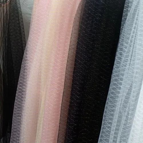 Color Shining Tulle Fabric Width 150cm TF0055-Lace Fabric Shop