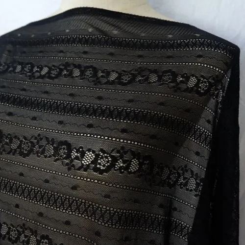 Stretch Tulle Lace Fabrics Width 150cm TF0057-Lace Fabric Shop