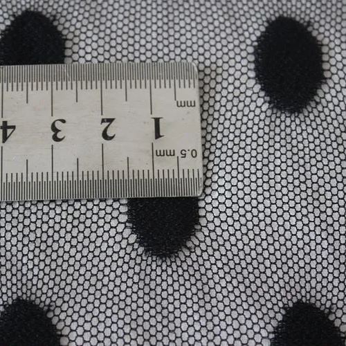 Stretch Elastic Oval Tulle Lace Width 150cm TF0104-Lace Fabric Shop