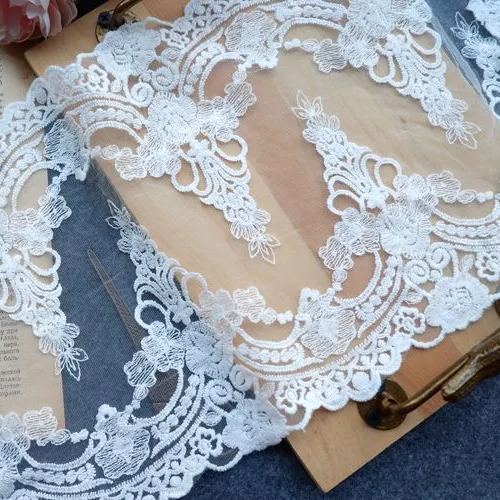 Clothes Embroidery Trims Width 18-24 cm TF0068-Lace Fabric Shop
