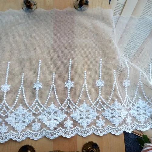 Dress Embroidery Lace Trim Width 22 cm TF0064-Lace Fabric Shop