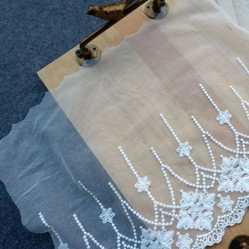 Dress Embroidery Lace Trim Width 22 cm TF0064-Lace Fabric Shop