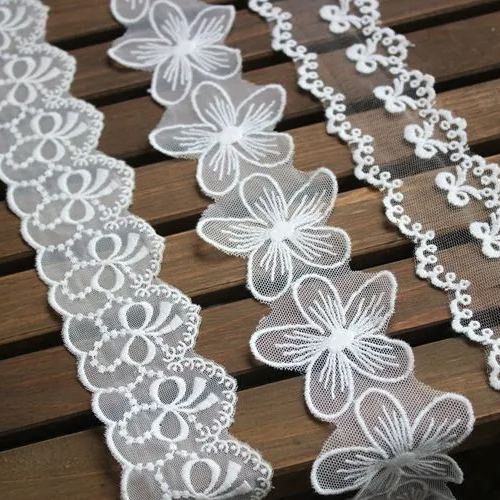Cotton Floral Lace Trim Fabrics Width 5 cm LT0330-Lace Fabric Shop