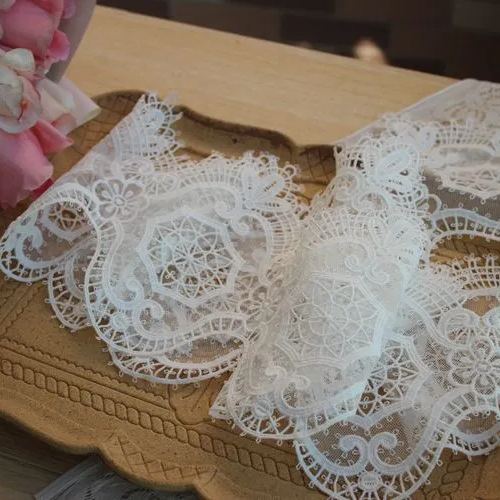 Embroidery Wedding Lace Trim Width 16 cm LT0338-Lace Fabric Shop