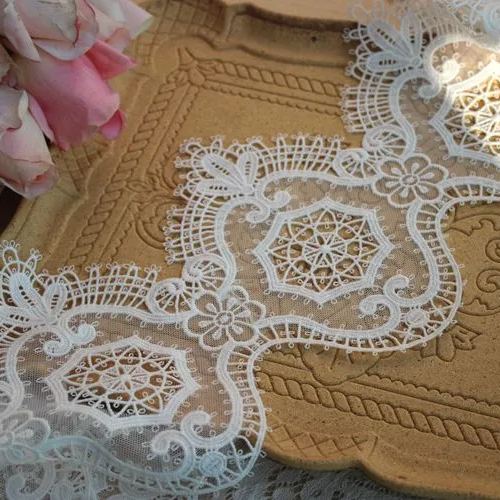 Embroidery Wedding Lace Trim Width 16 cm LT0338-Lace Fabric Shop
