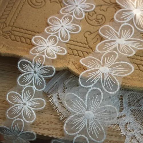 Lace Flower Trimming Decoration Width 4-6 cm LT0339-Lace Fabric Shop