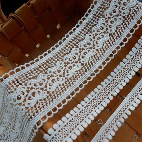 Guipure Cloth Cuff Lace Trim Material LT0231-Lace Fabric Shop