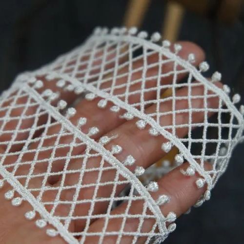 Neckline Lace Trim Fabrics Width 3.5cm LT0300-Lace Fabric Shop