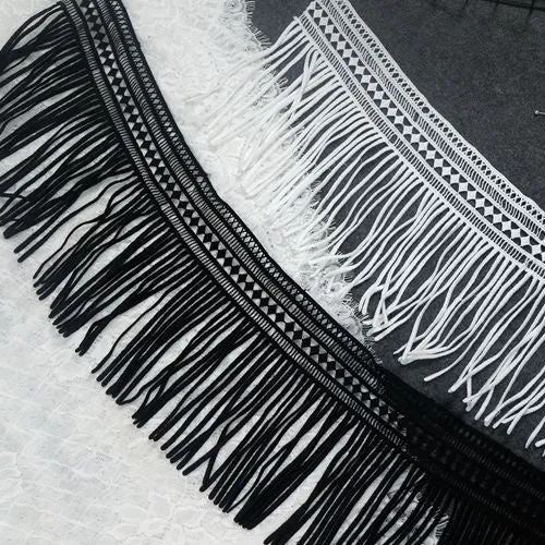 Tassel Guipure Lace Trim Width 19 cm LT0305-Lace Fabric Shop