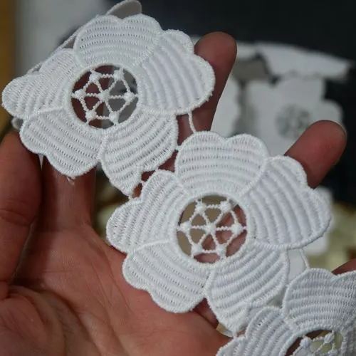 Hollow Flower Lace Trim Fabric Width 6 cm LT0306-Lace Fabric Shop