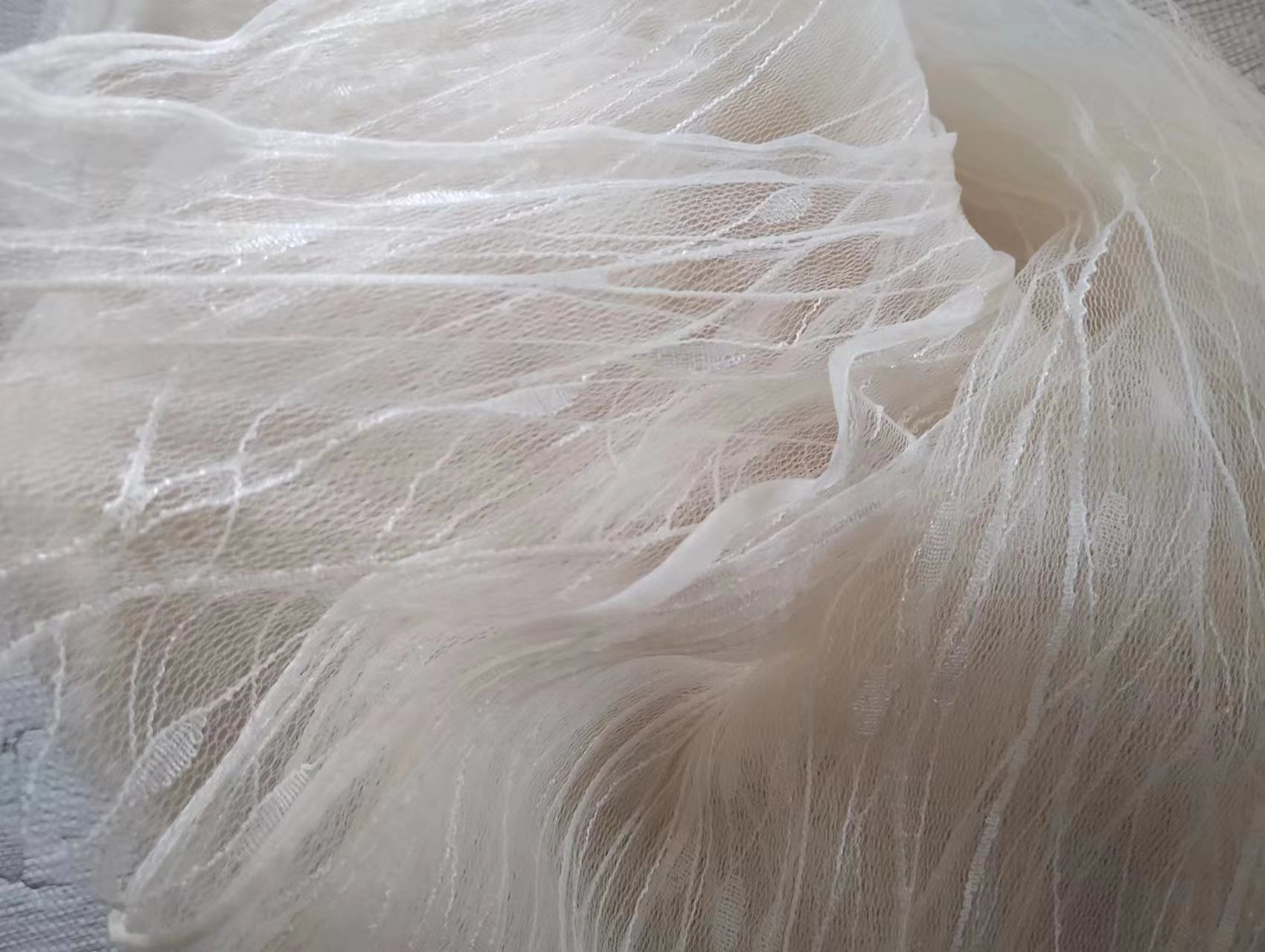 Where can I find multicolor tulle fabric in different shades and patterns?Lace Fabric Shop