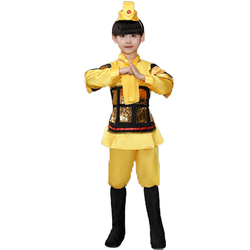 Boys Terra-Cotta Warrior Terracotta Army Halloween Cosplay Costume