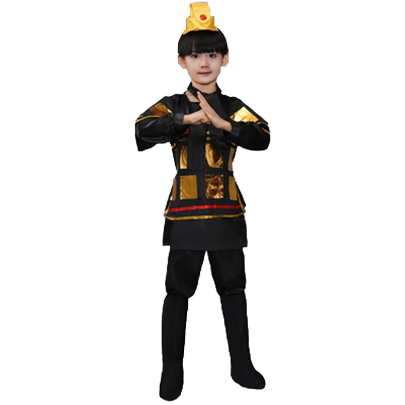 Boys Terra-Cotta Warrior Terracotta Army Halloween Cosplay Costume