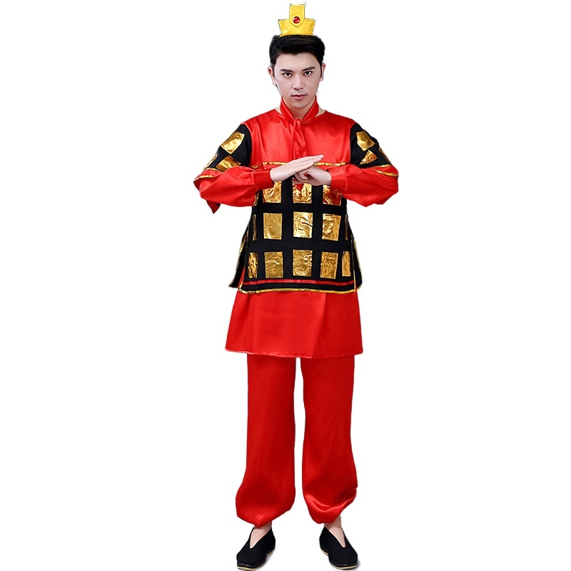 Mans Terracotta Army Terra-Cotta Warrior Halloween Cosplay Costume