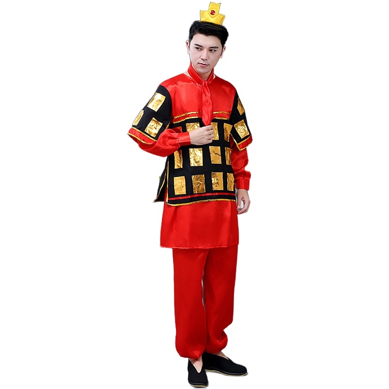 Mans Terracotta Army Terra-Cotta Warrior Halloween Cosplay Costume