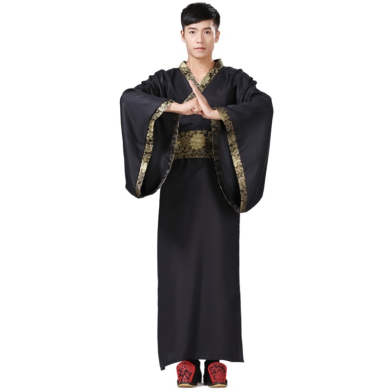 Mans Ancient Chinese Official Robe Han Dynasty Minister Costume