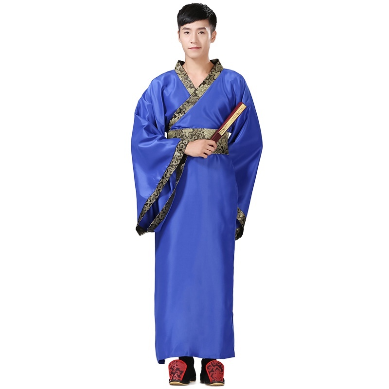Mans Ancient Chinese Official Robe Han Dynasty Minister Costume